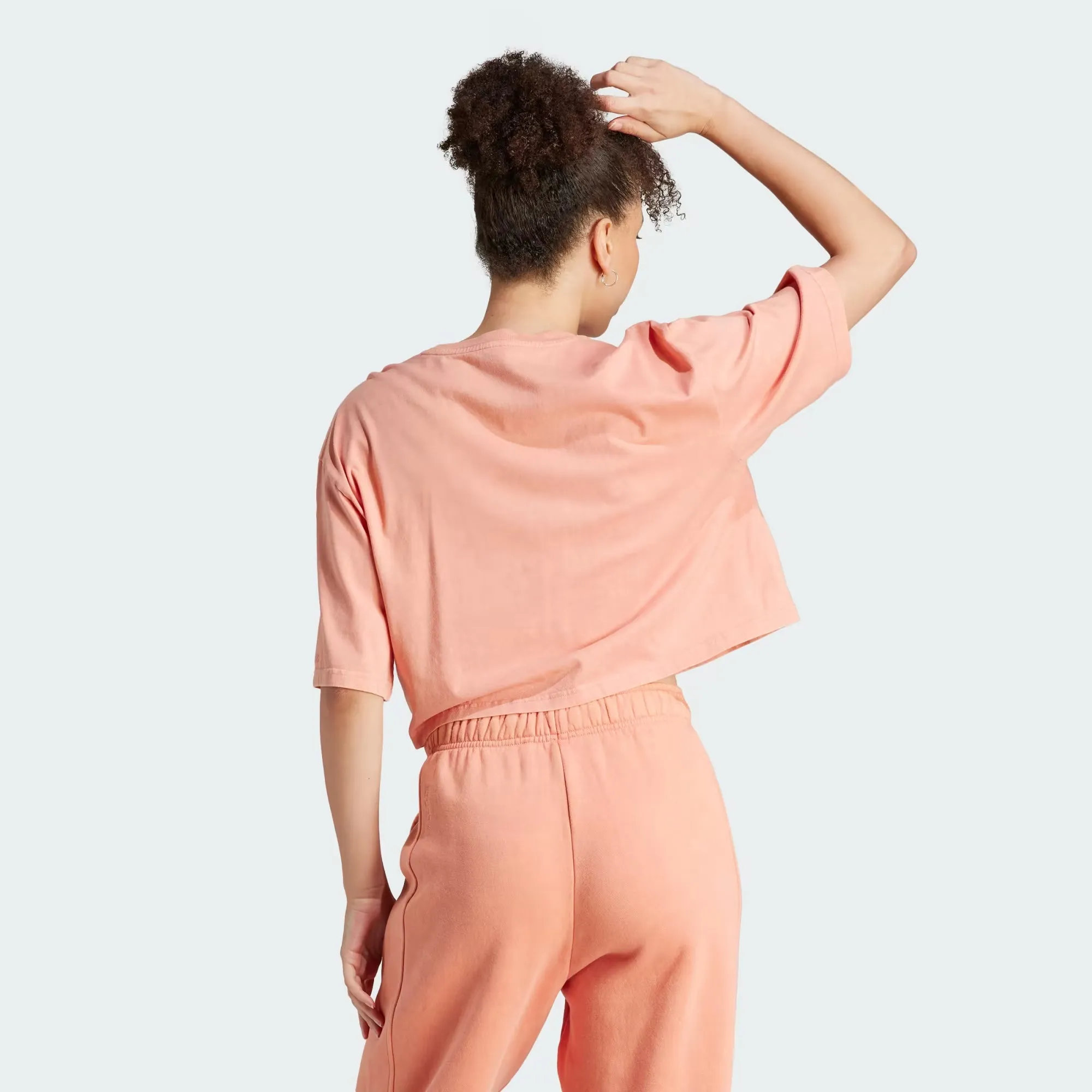 Adidas All SZN Fleece Washed Tee - Women