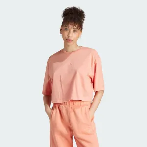 Adidas All SZN Fleece Washed Tee - Women