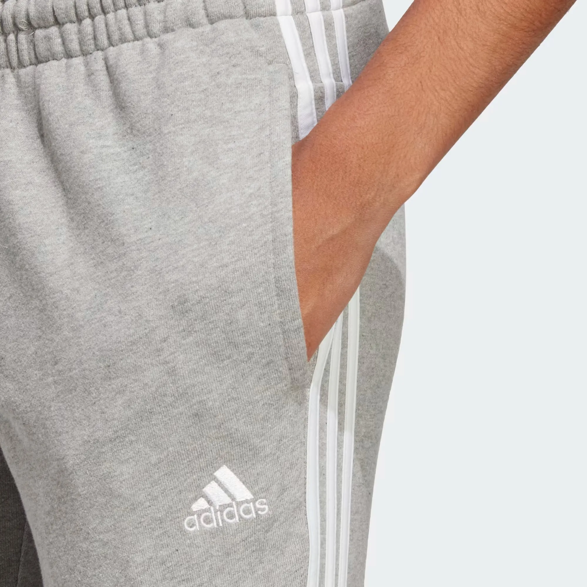 Adidas Essentials 3 Stripes French Terry Cuffed Pants - Women