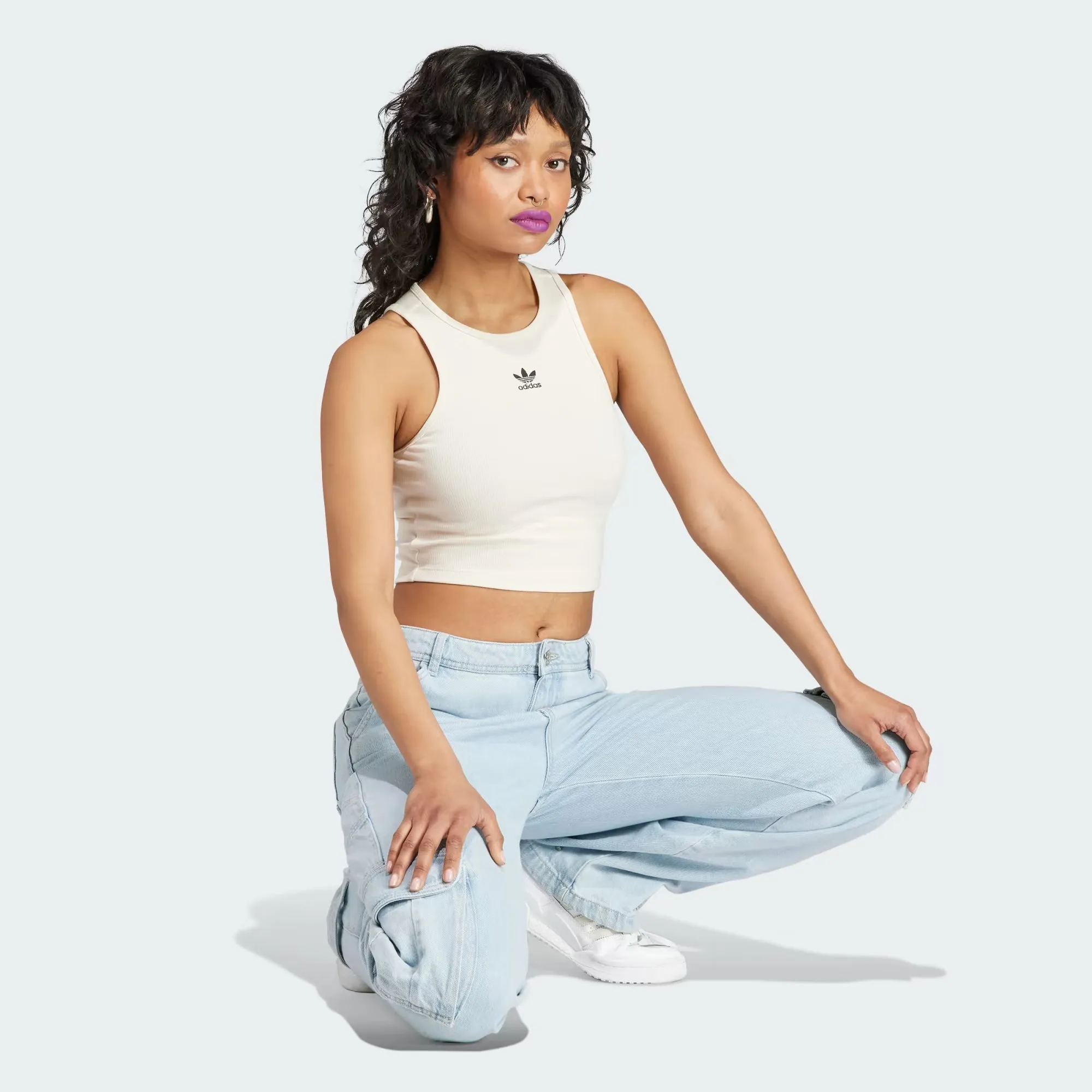 Adidas Essentials Rib Tank Top - Women