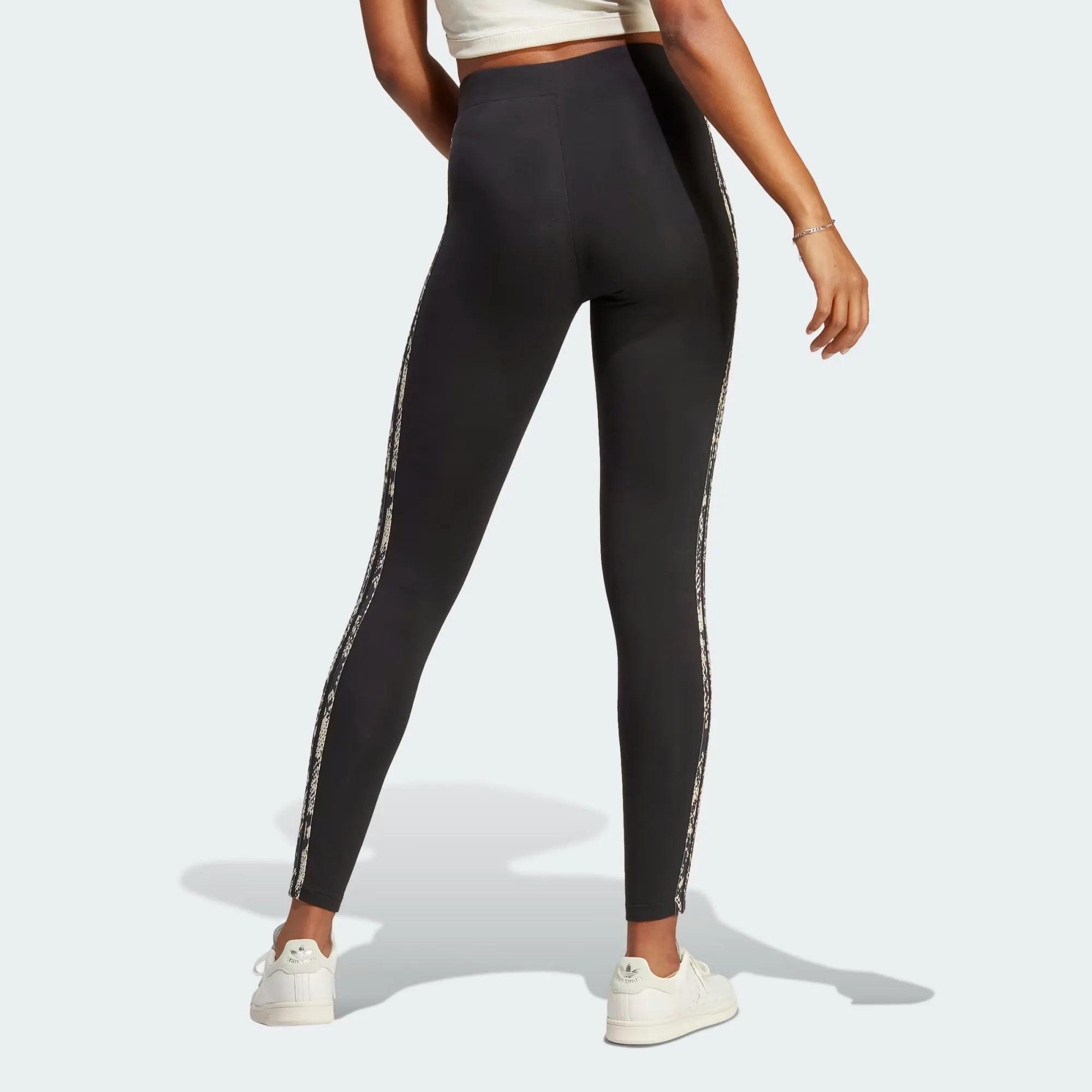 Adidas Stripes Print Leggings - Women