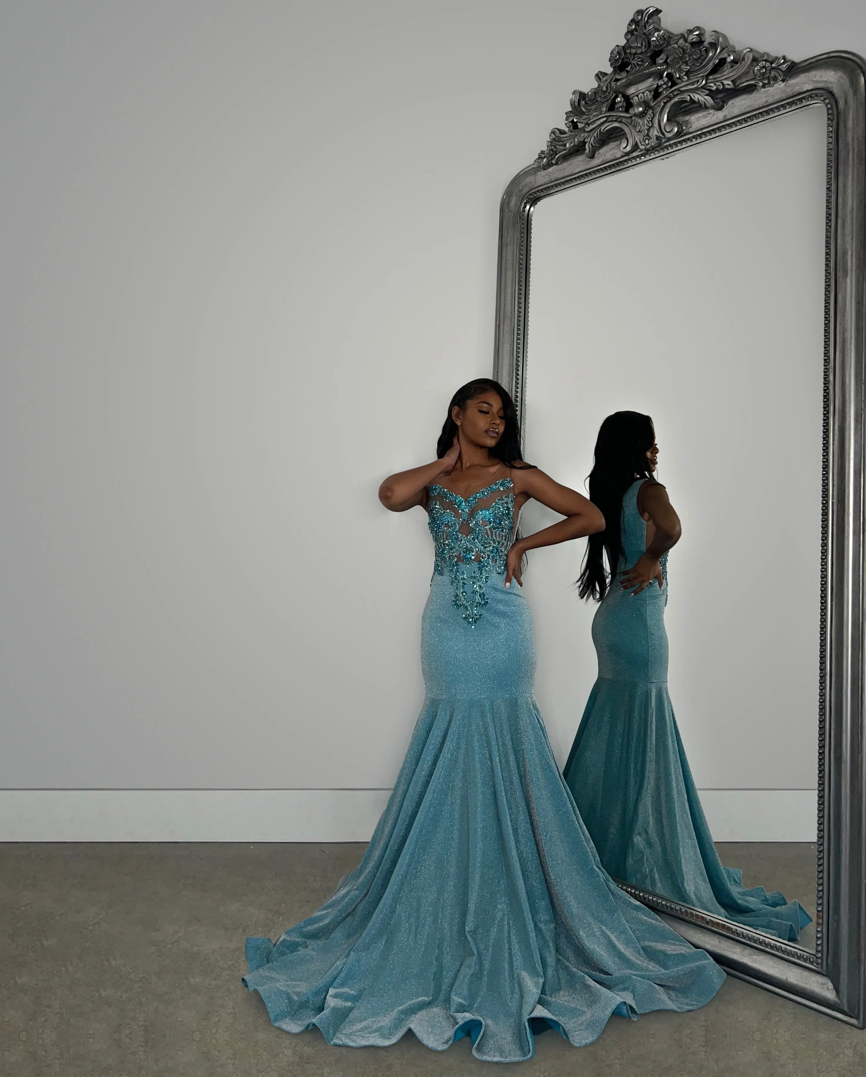 Ana Gown Sky Blue