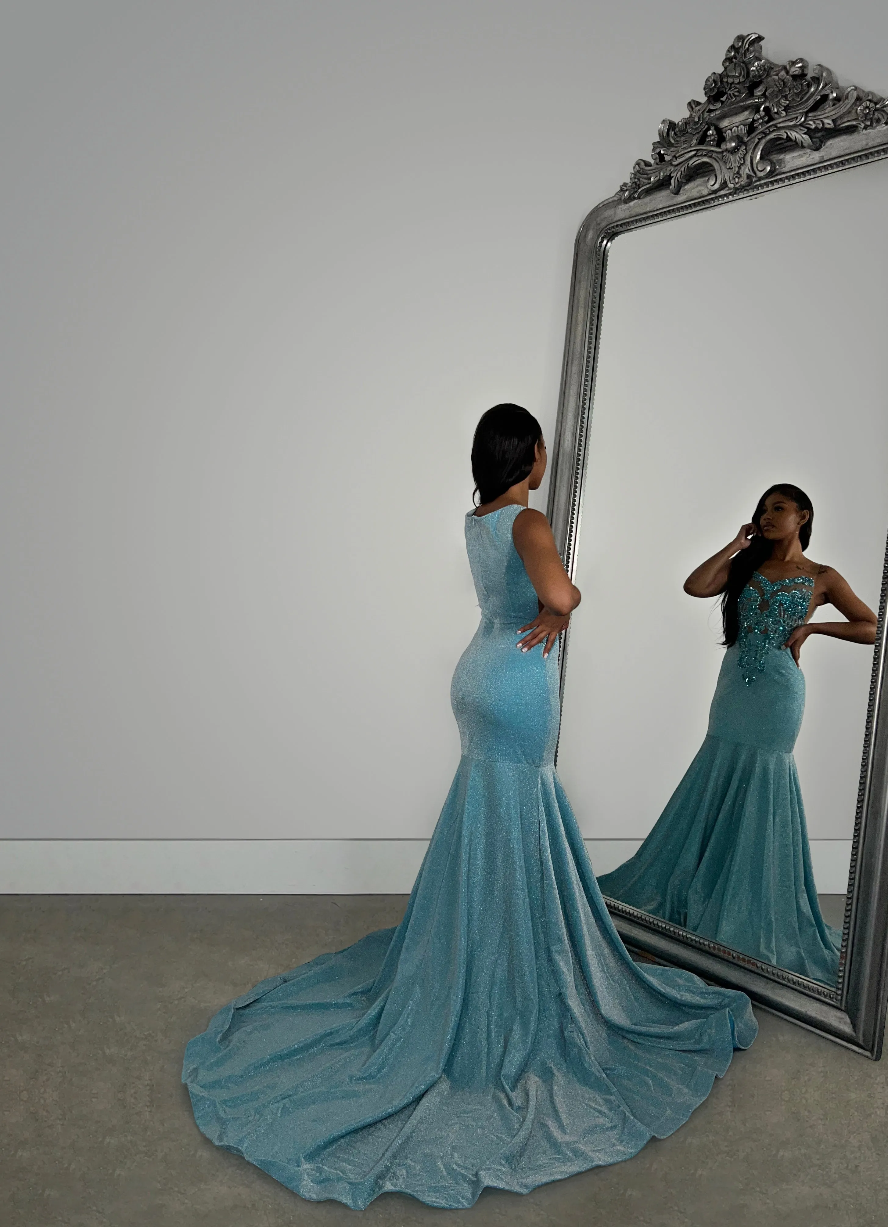 Ana Gown Sky Blue