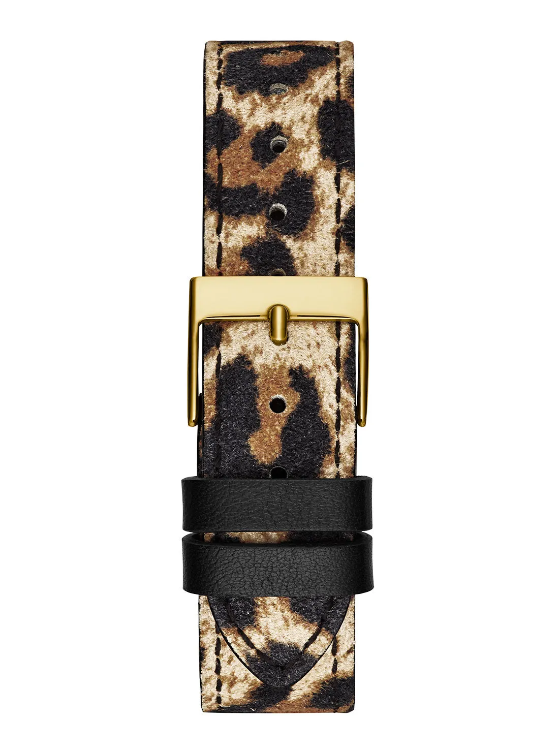 Animal Gold Fame Leather Watch Guess