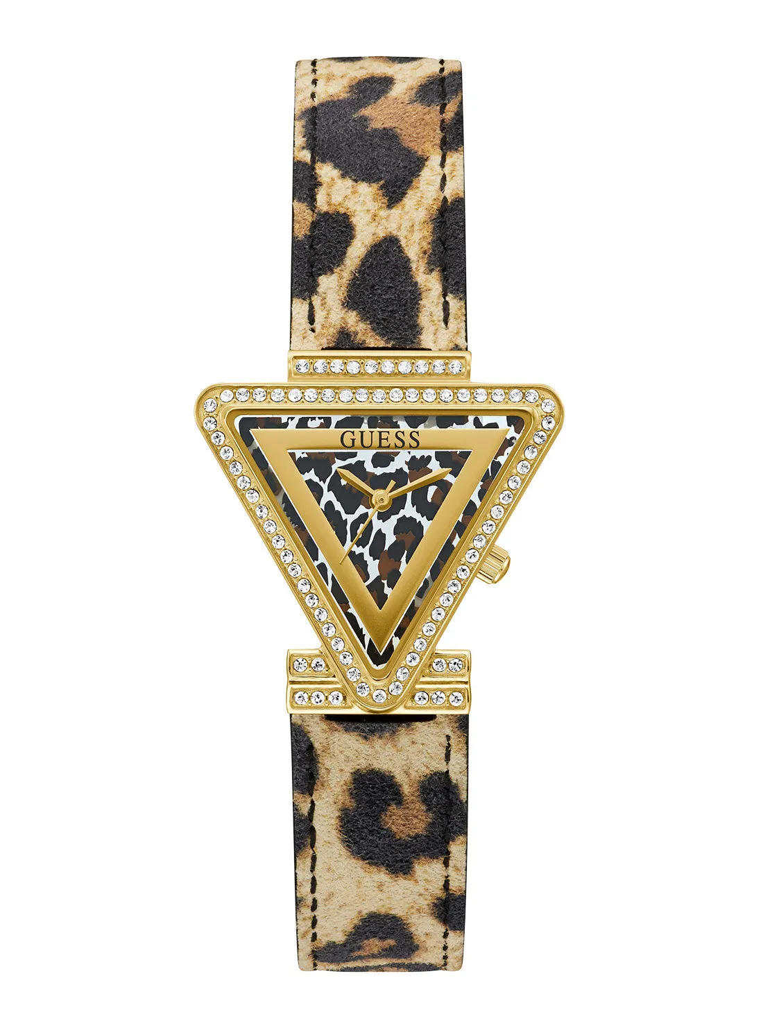 Animal Gold Fame Leather Watch Guess
