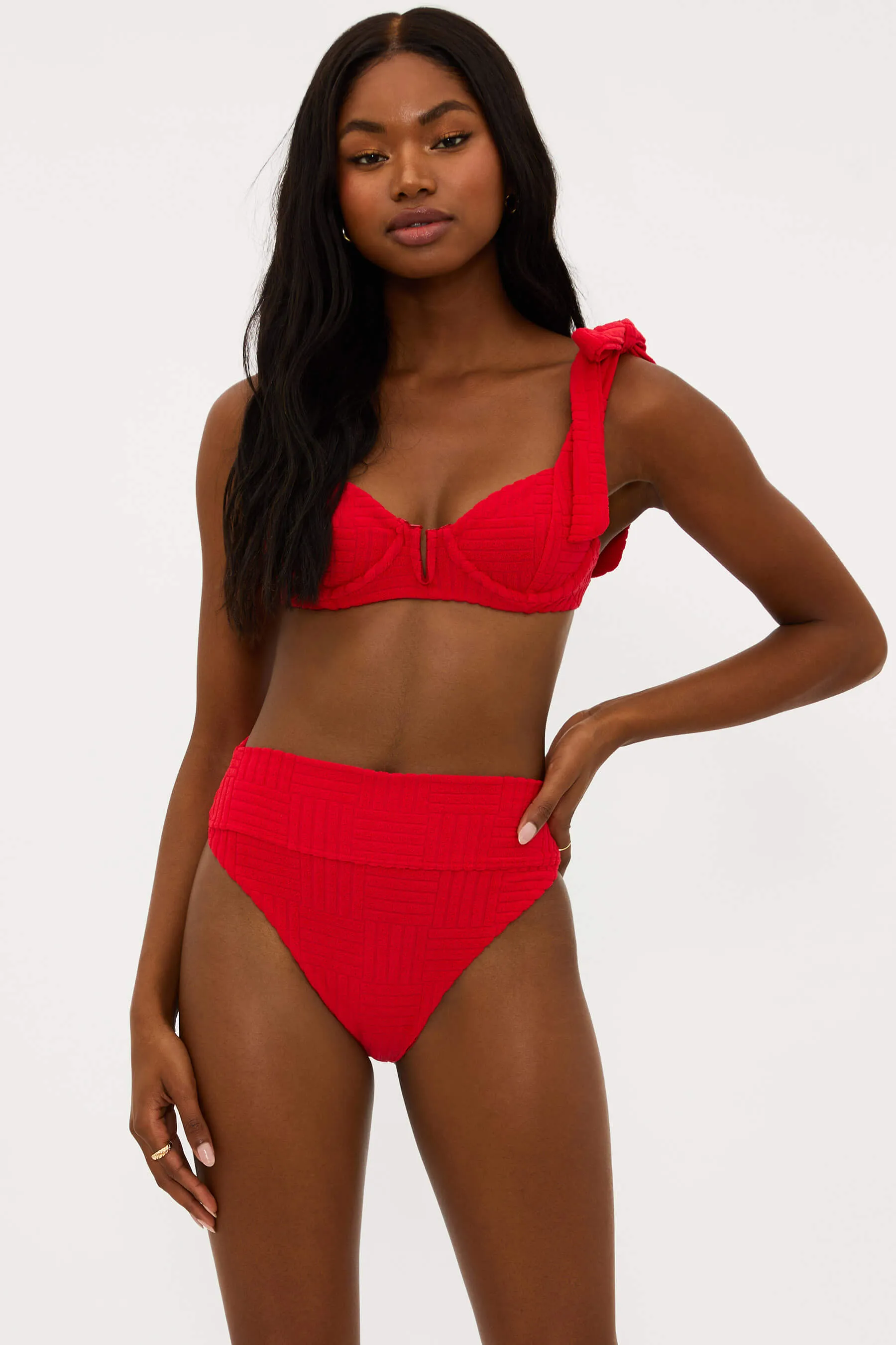 Blair Top Cherry Terry Beach Riot