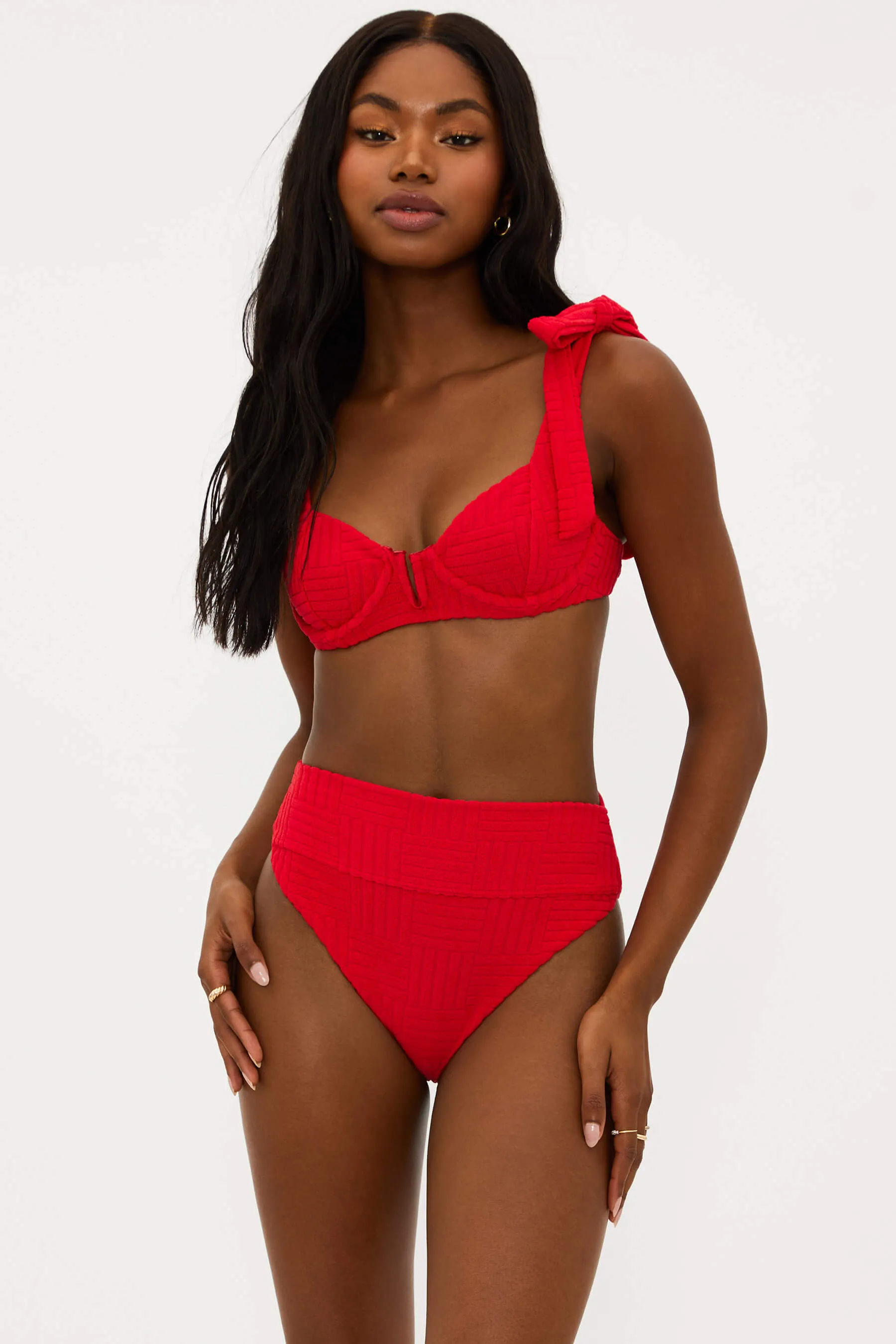 Blair Top Cherry Terry Beach Riot