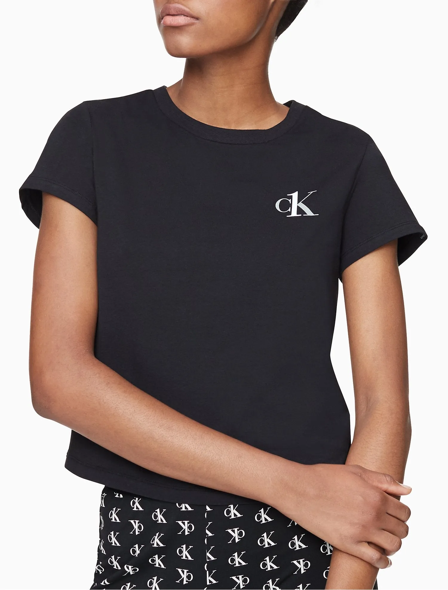 Calvin Klein CK ONE Crewneck Sleep T-Shirt - Women