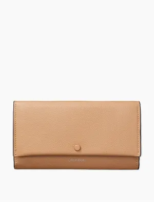 Calvin Klein Micro Pebble Continental Wallet - Women