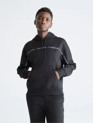 Calvin Klein Performance Active Icon Logo Tape Hoodie - Women