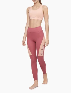 Calvin Klein Performance Colorblock Logo High Waist Leggings - Women