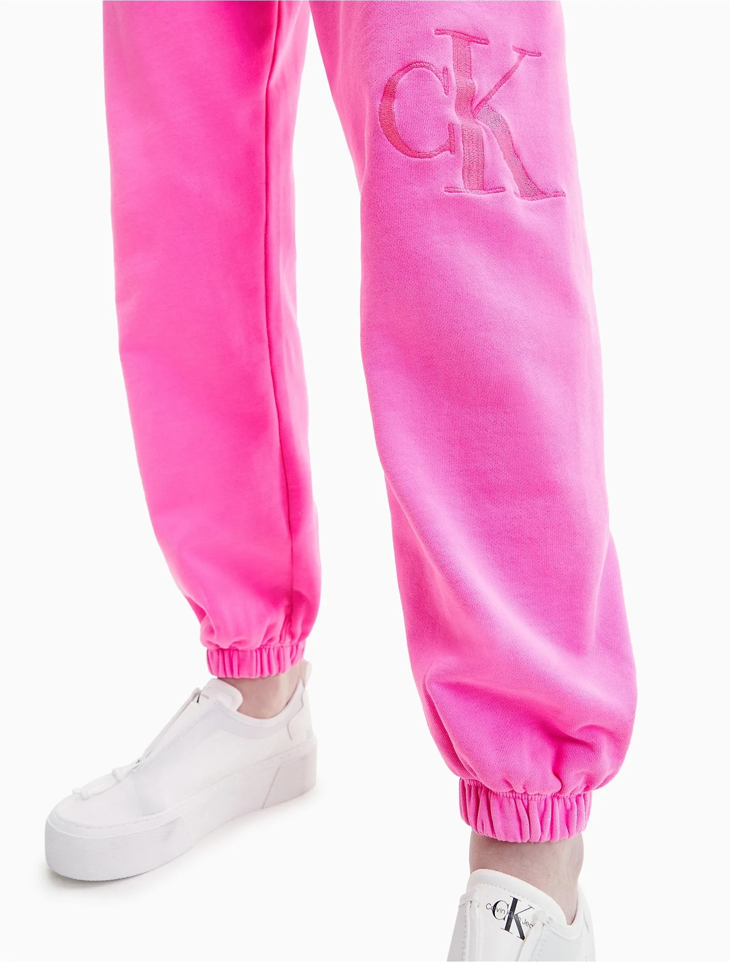 Calvin Klein Relaxed Acid Wash Joggers - Women