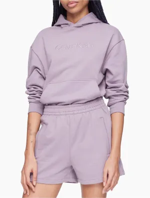 Calvin Klein Relaxed Fit Standard Logo Hoodie - Women