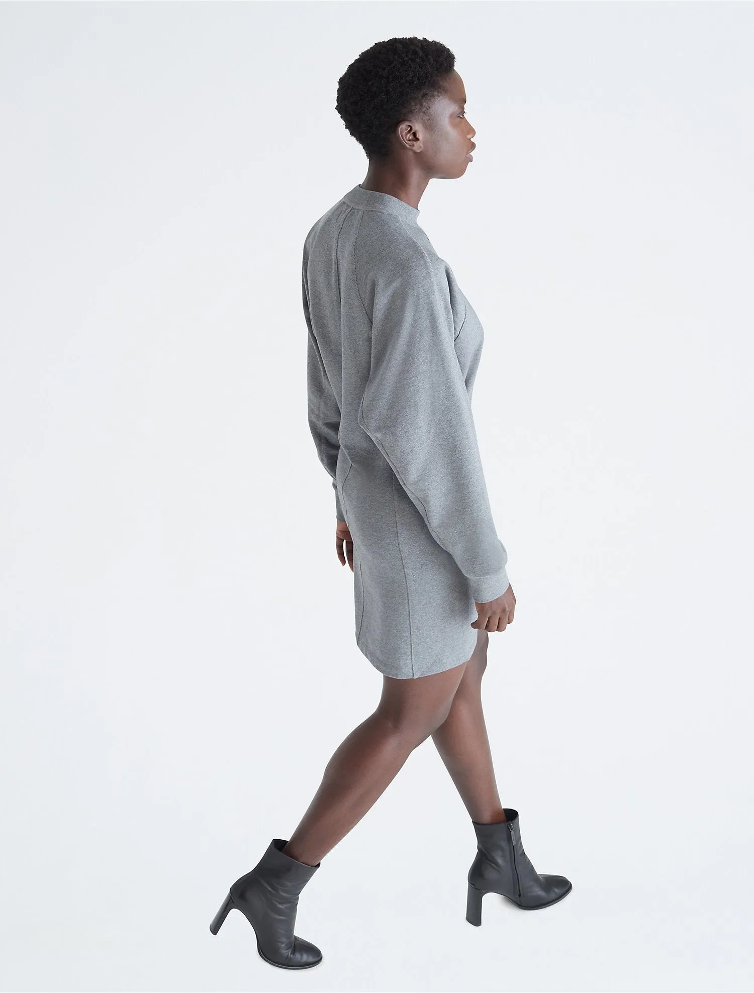 Calvin Klein Standard Logo Sweatshirt Dress - Women