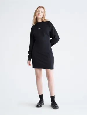 Calvin Klein Standard Logo Sweatshirt Dress - Women