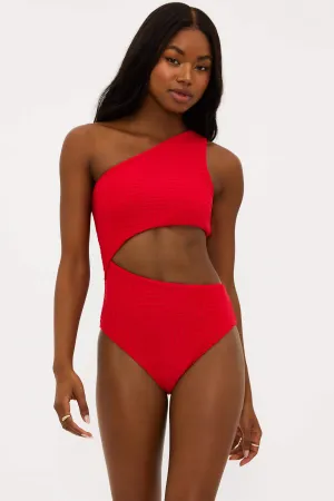 Celine One Piece Cherry Terry Beach Riot