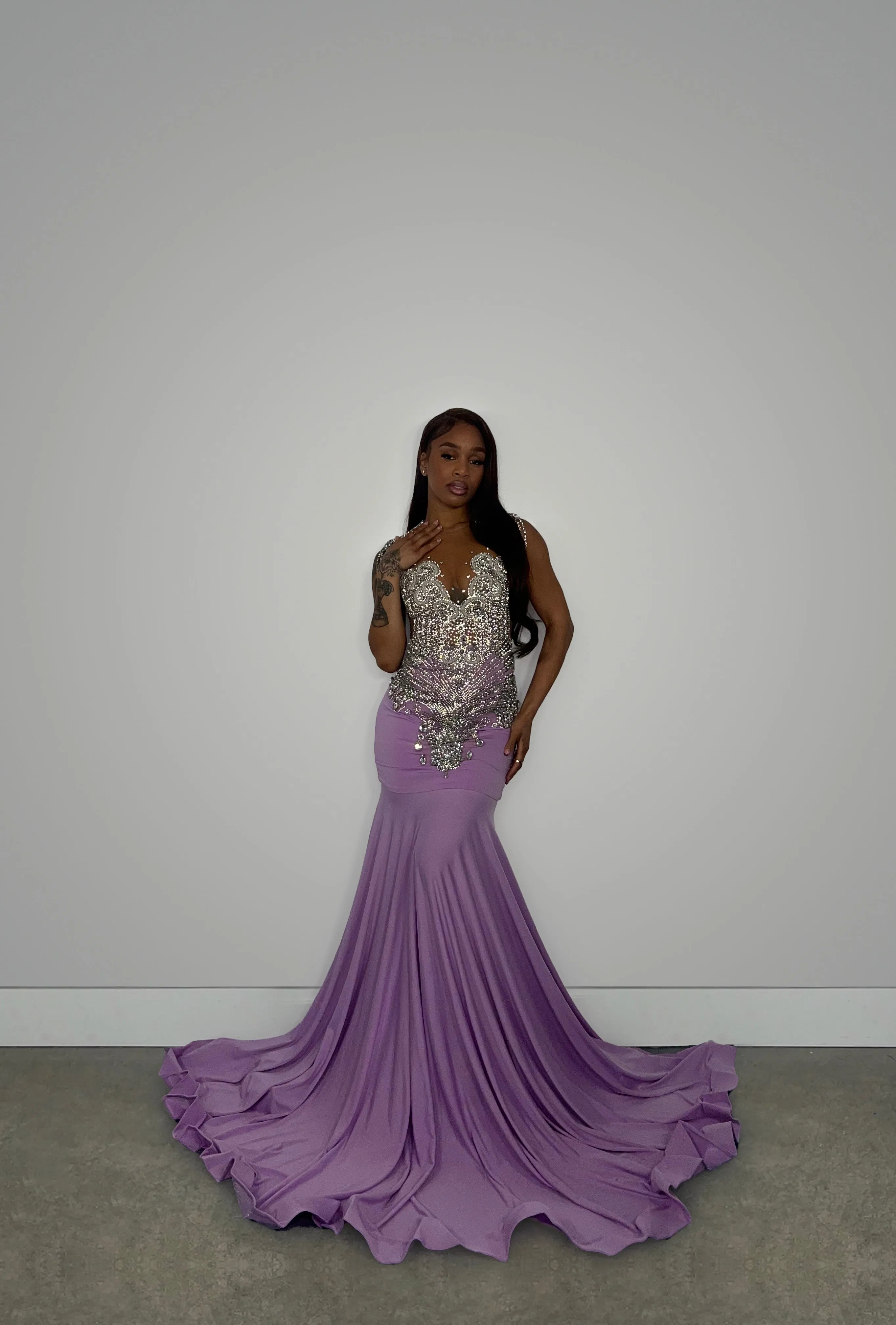 Dayan Gown Lavender