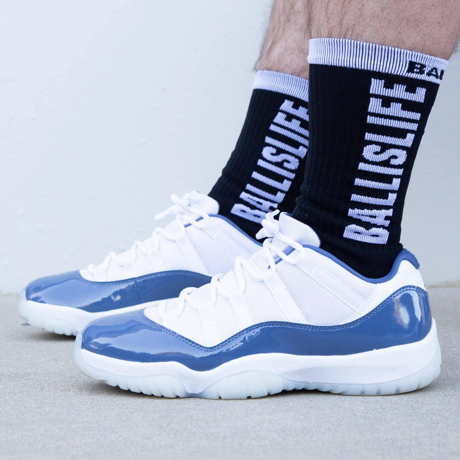 Elite Socks in Black/White Ballislife