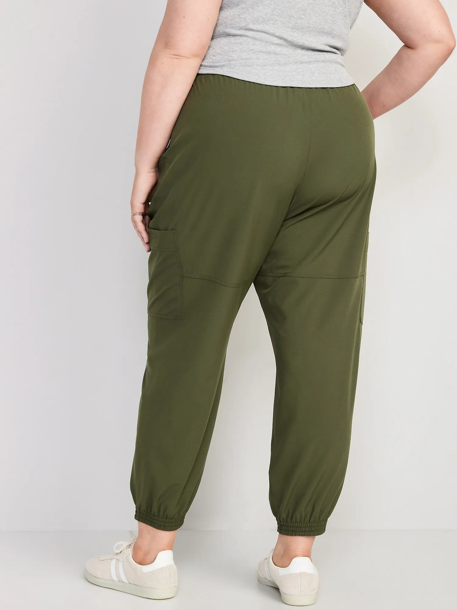 Extra High-Waisted StretchTech PerFormance Cargo Jogger Pants For Women
