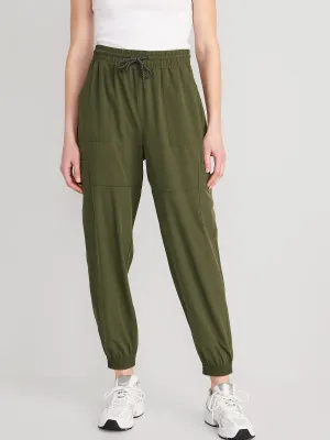 Extra High-Waisted StretchTech PerFormance Cargo Jogger Pants For Women