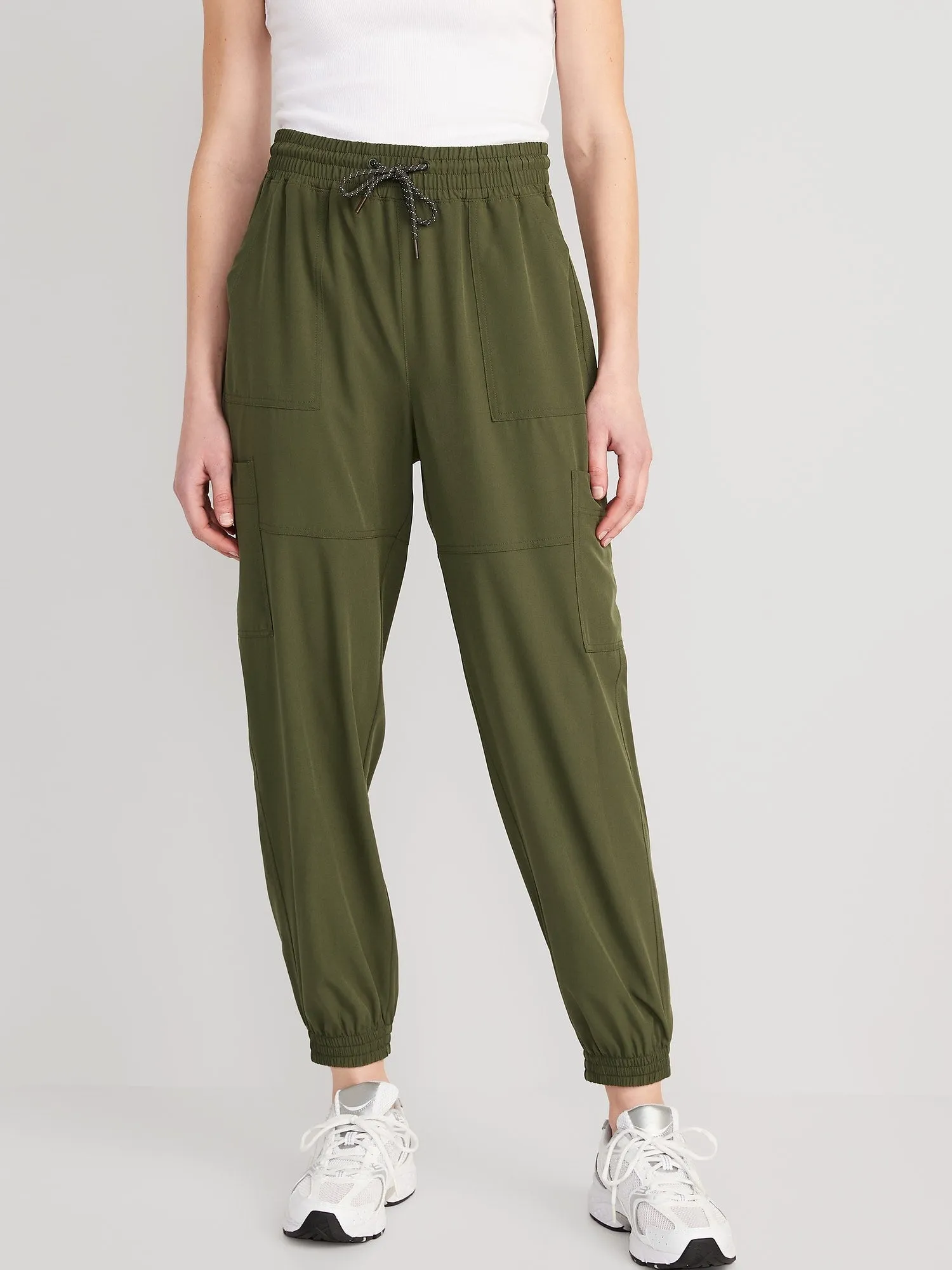 Extra High-Waisted StretchTech PerFormance Cargo Jogger Pants For Women