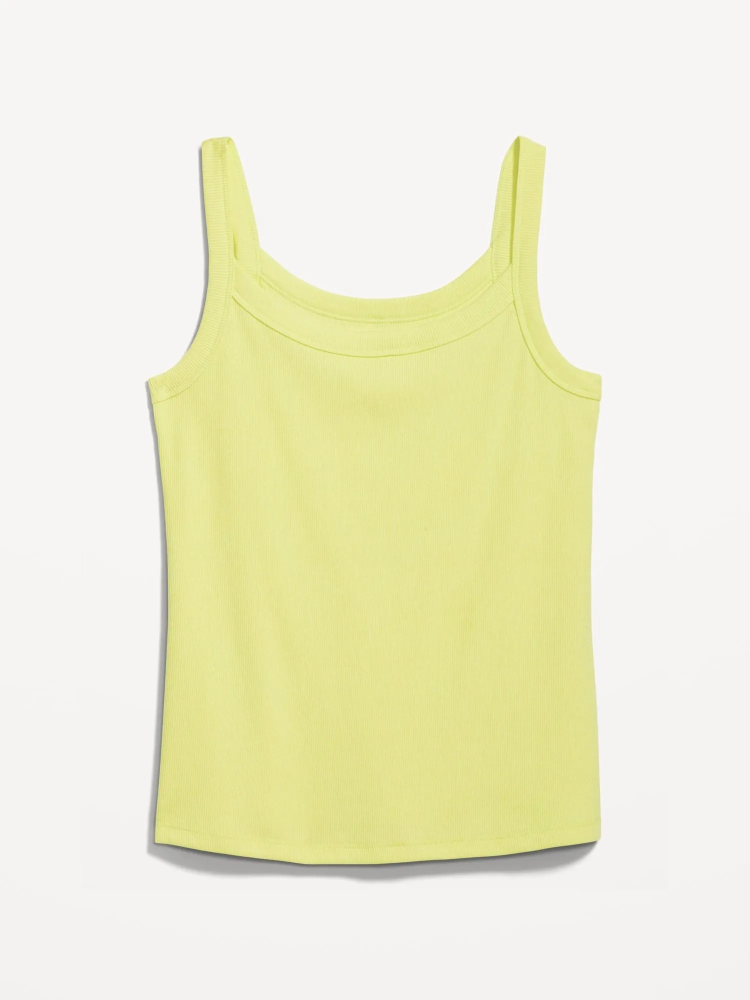 Fitted Rib-Knit Tank Top for Women