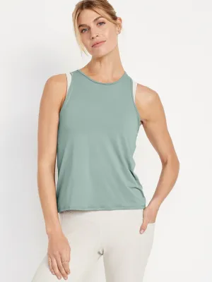FlowForm Cutout-Back Tank Top for Women