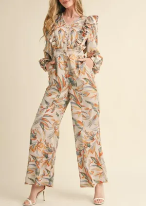 France Jumpsuit In Champagne