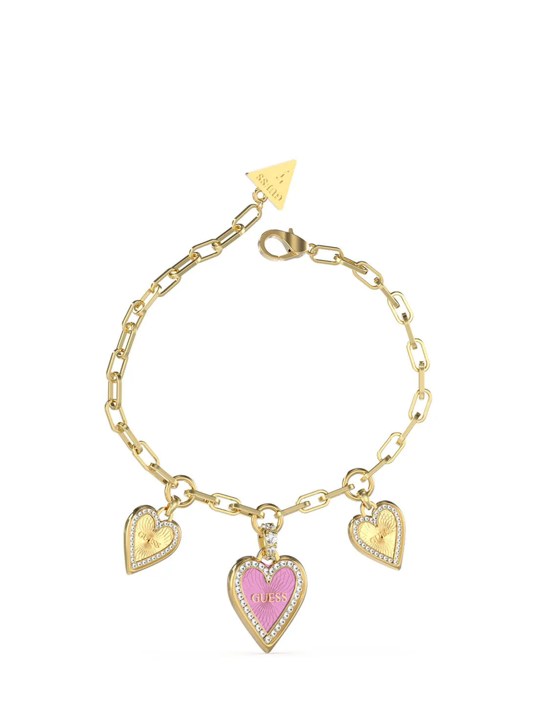 Gold Love Me Tender Heart Bracelet Guess