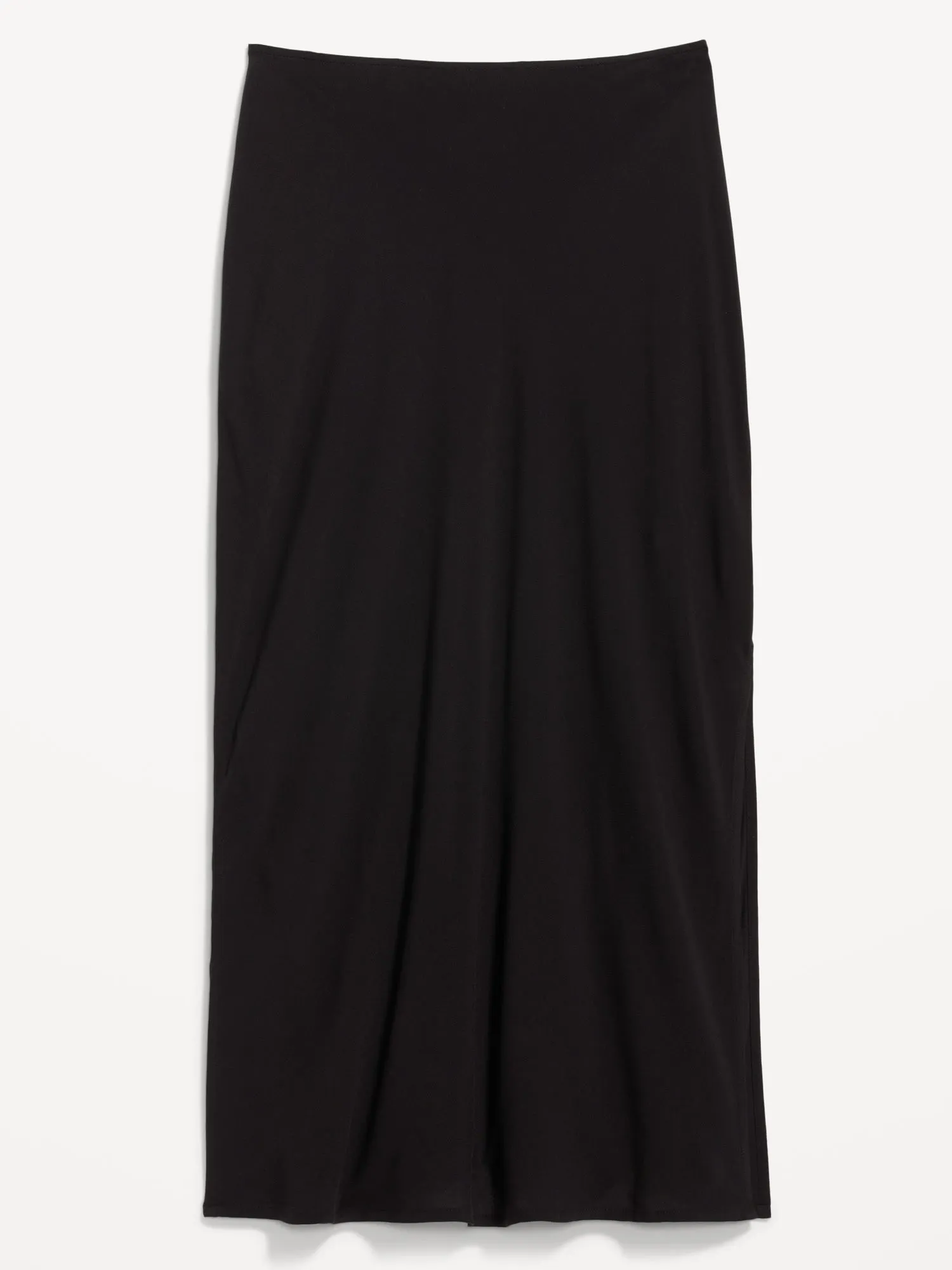 High-Waisted Midi Slip Skirt for Women
