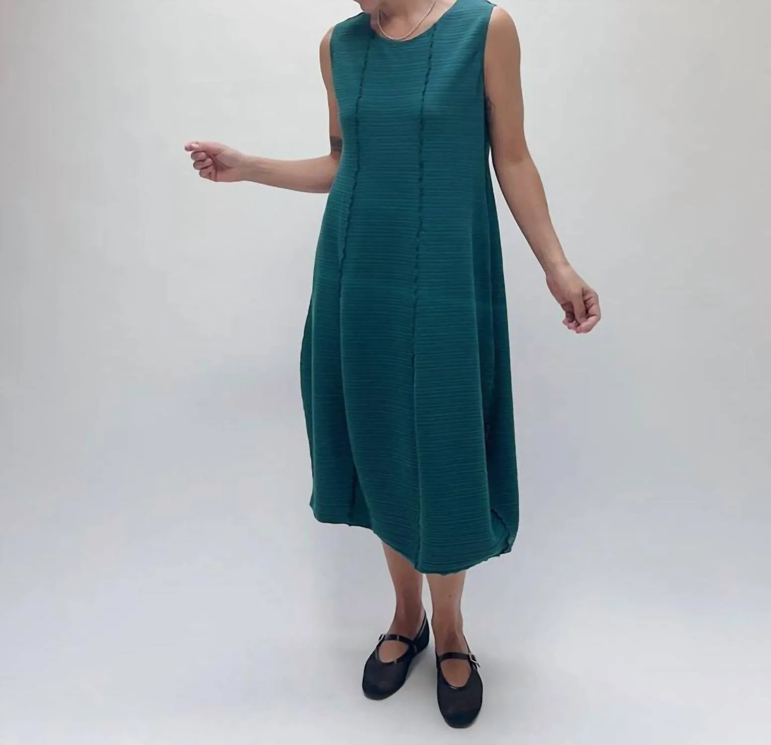 Lettuce Dress In Teal