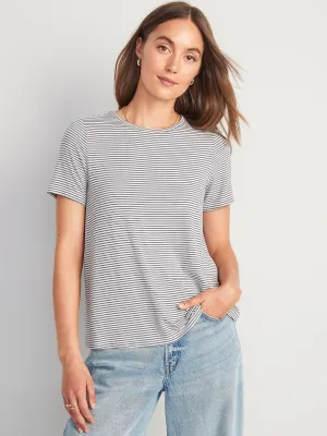 Luxe Crew-Neck T-Shirt for Women