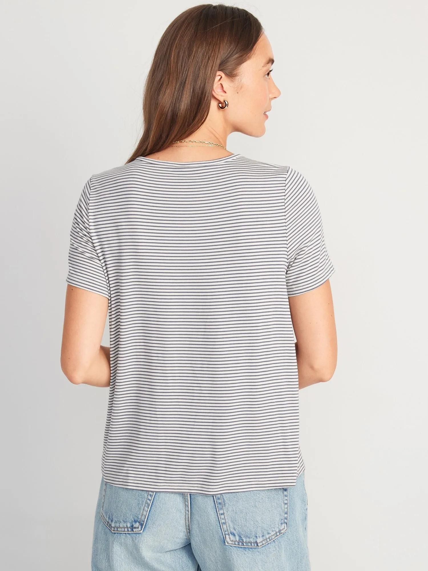 Luxe Crew-Neck T-Shirt for Women