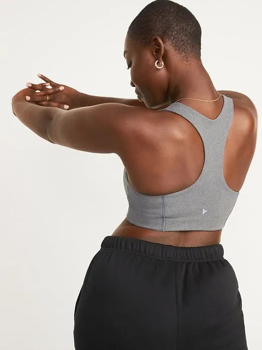 Medium Support PowerSoft Racerback Sports Bra for Women XS-XXL