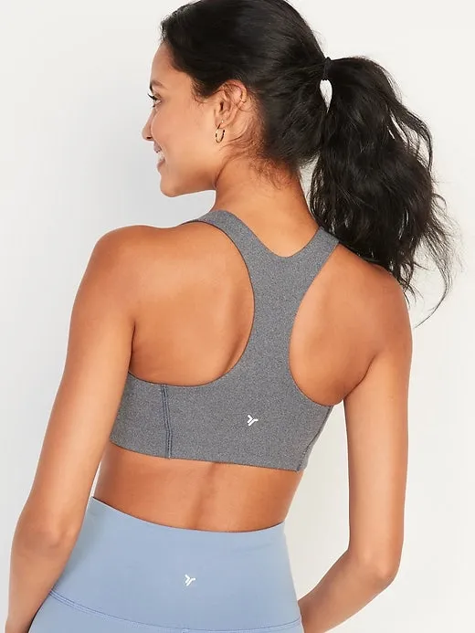 Medium Support PowerSoft Racerback Sports Bra for Women XS-XXL