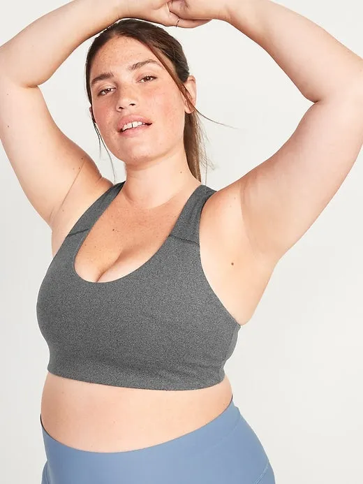 Medium Support PowerSoft Racerback Sports Bra for Women XS-XXL