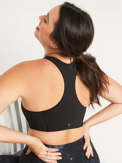 Medium Support PowerSoft Racerback Sports Bra for Women XS-XXL