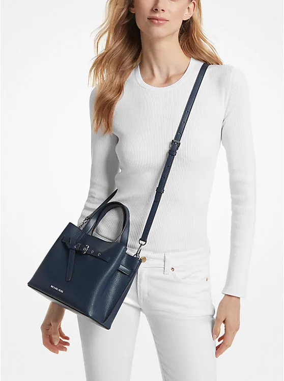 Michael Kors Emilia Small Pebbled Leather Satchel - Women
