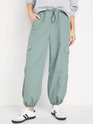 Mid-Rise Cargo Performance Pants for Women