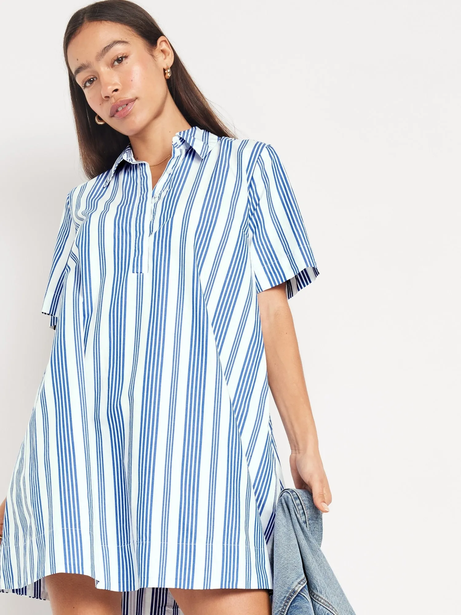 Mini Shirt Dress for Women
