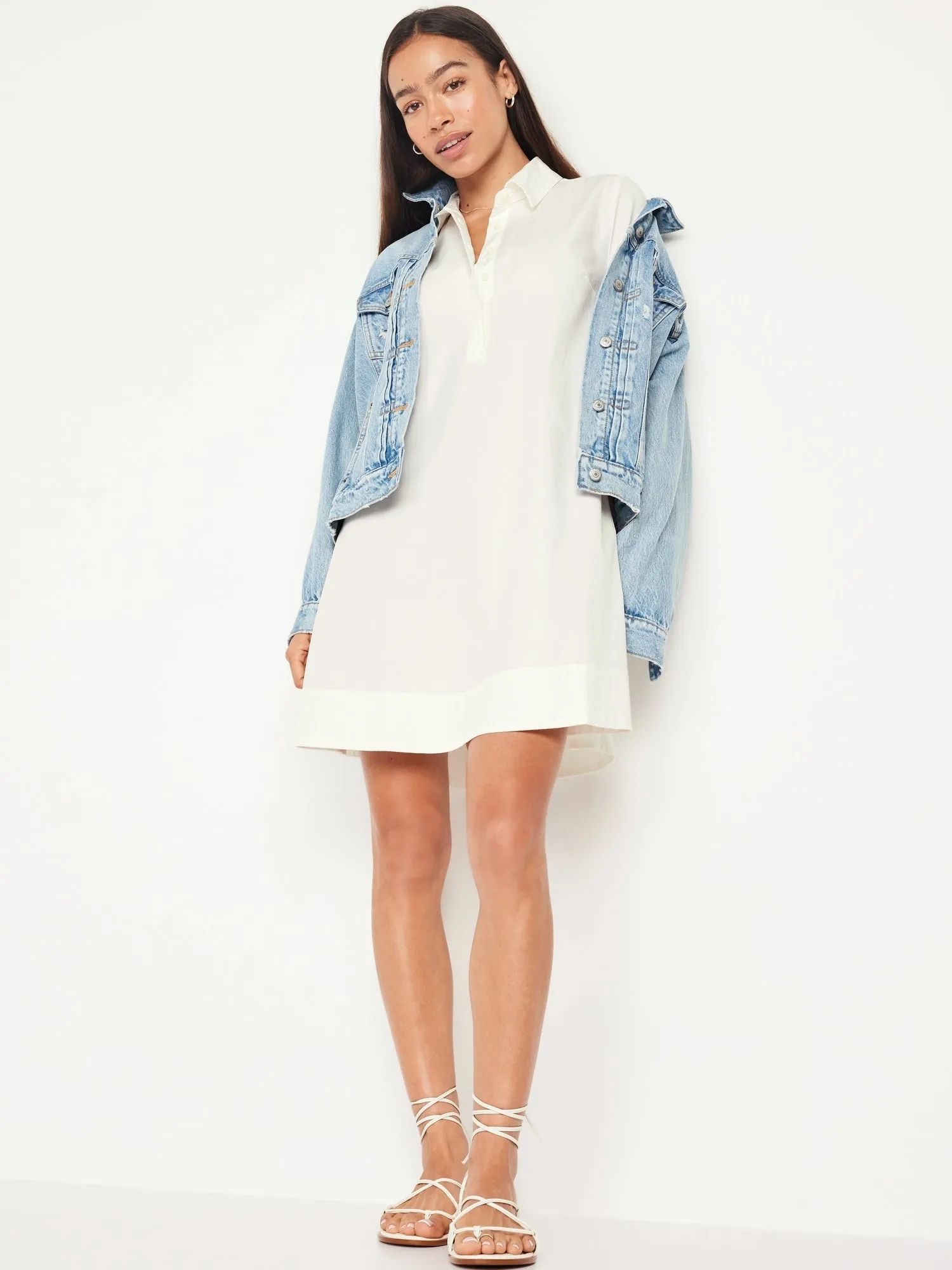 Mini Shirt Dress for Women