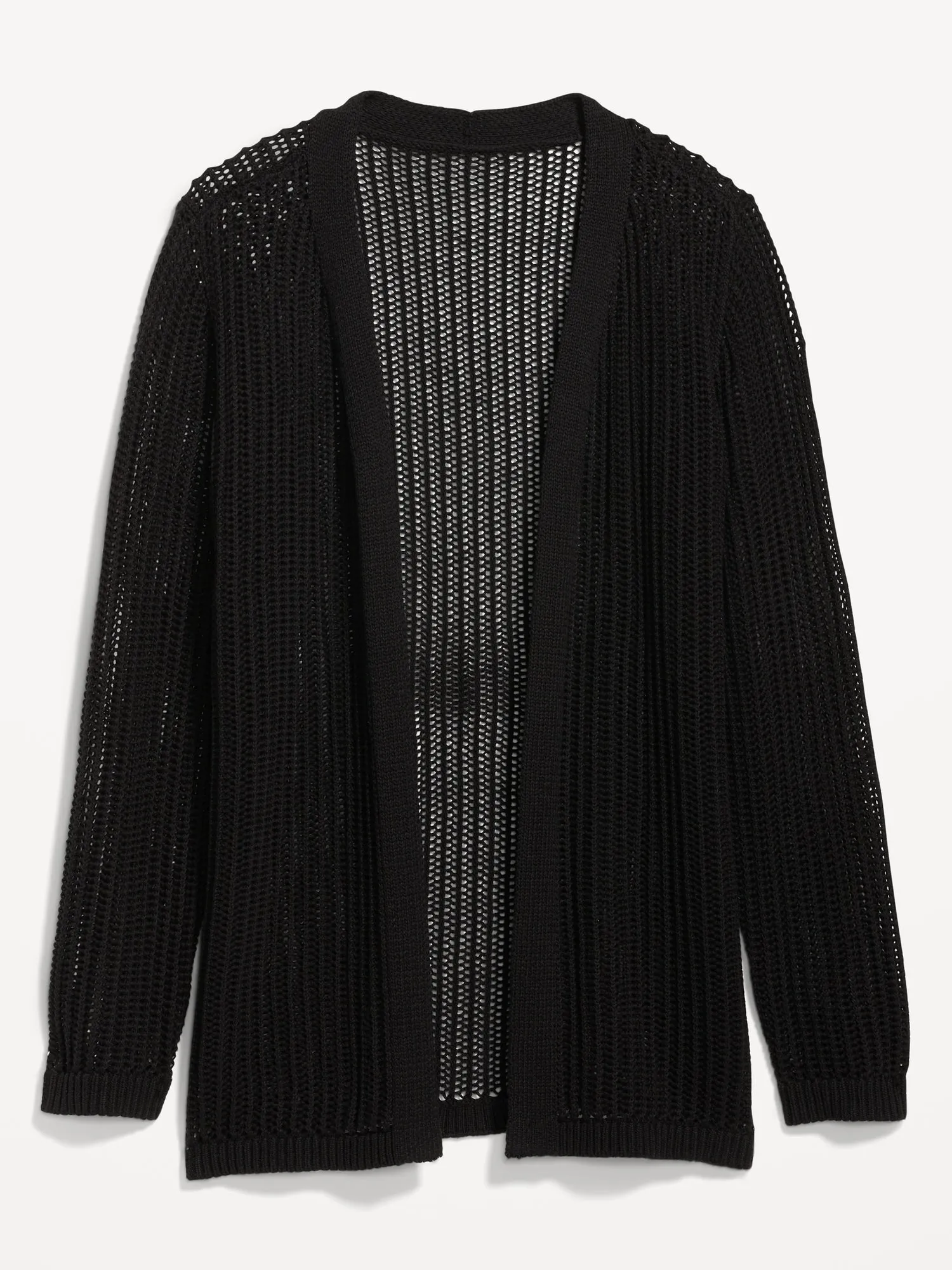 Open-Front Longline Sweater for Women
