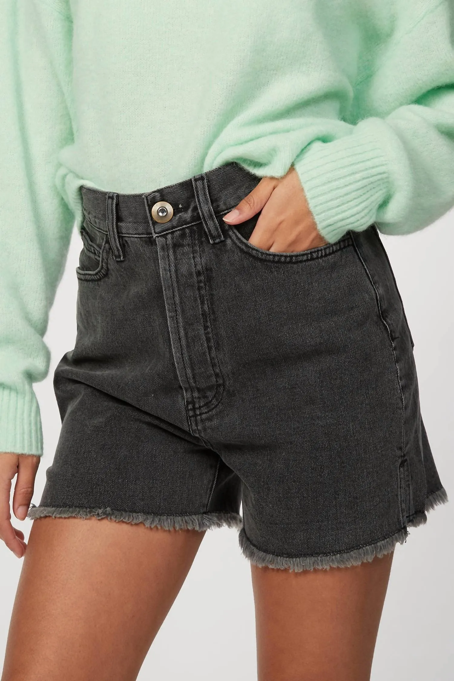 Rachael Green Short In Charcoal