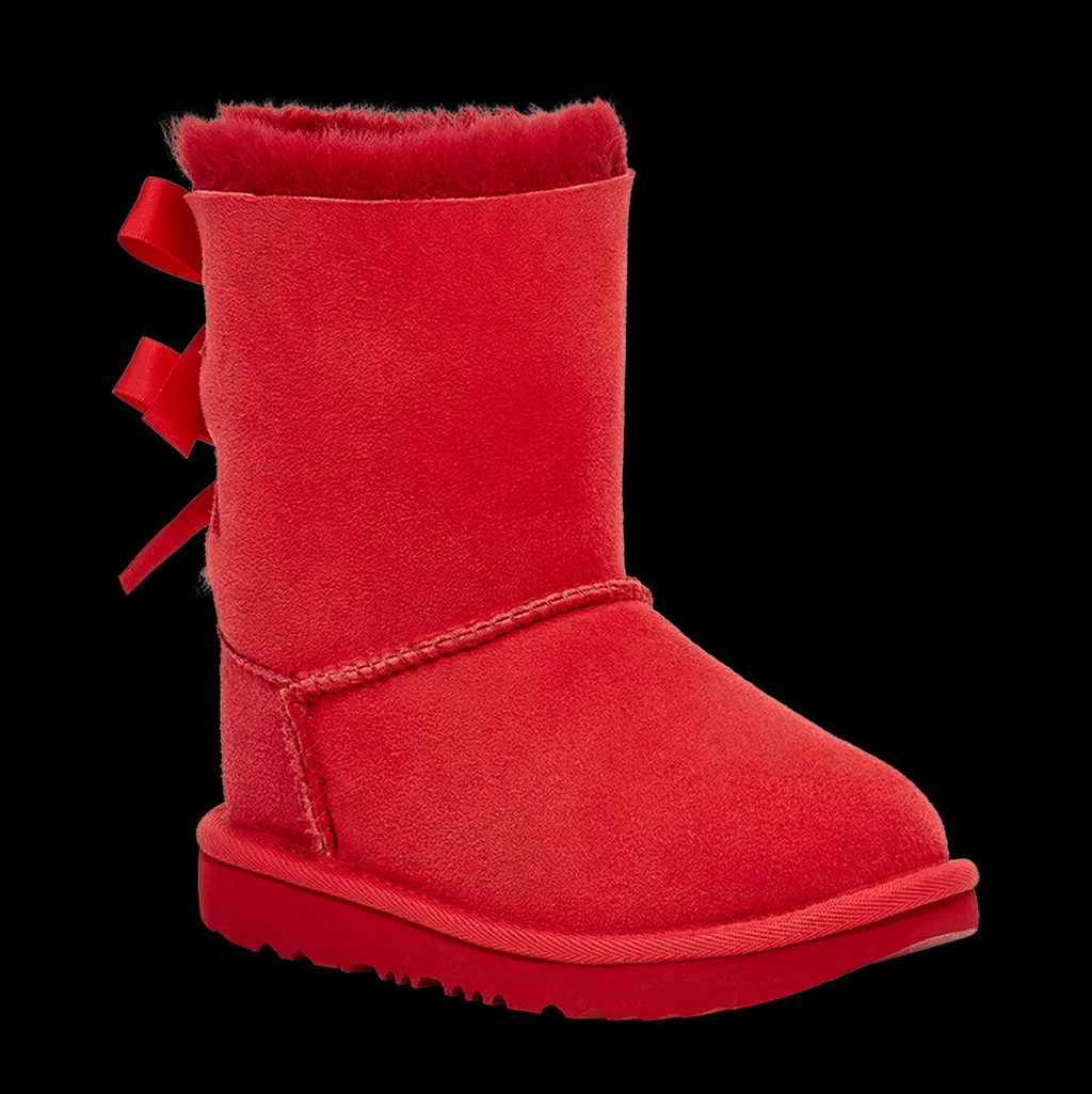 Red Bailey Bow Toddler Winter Boots