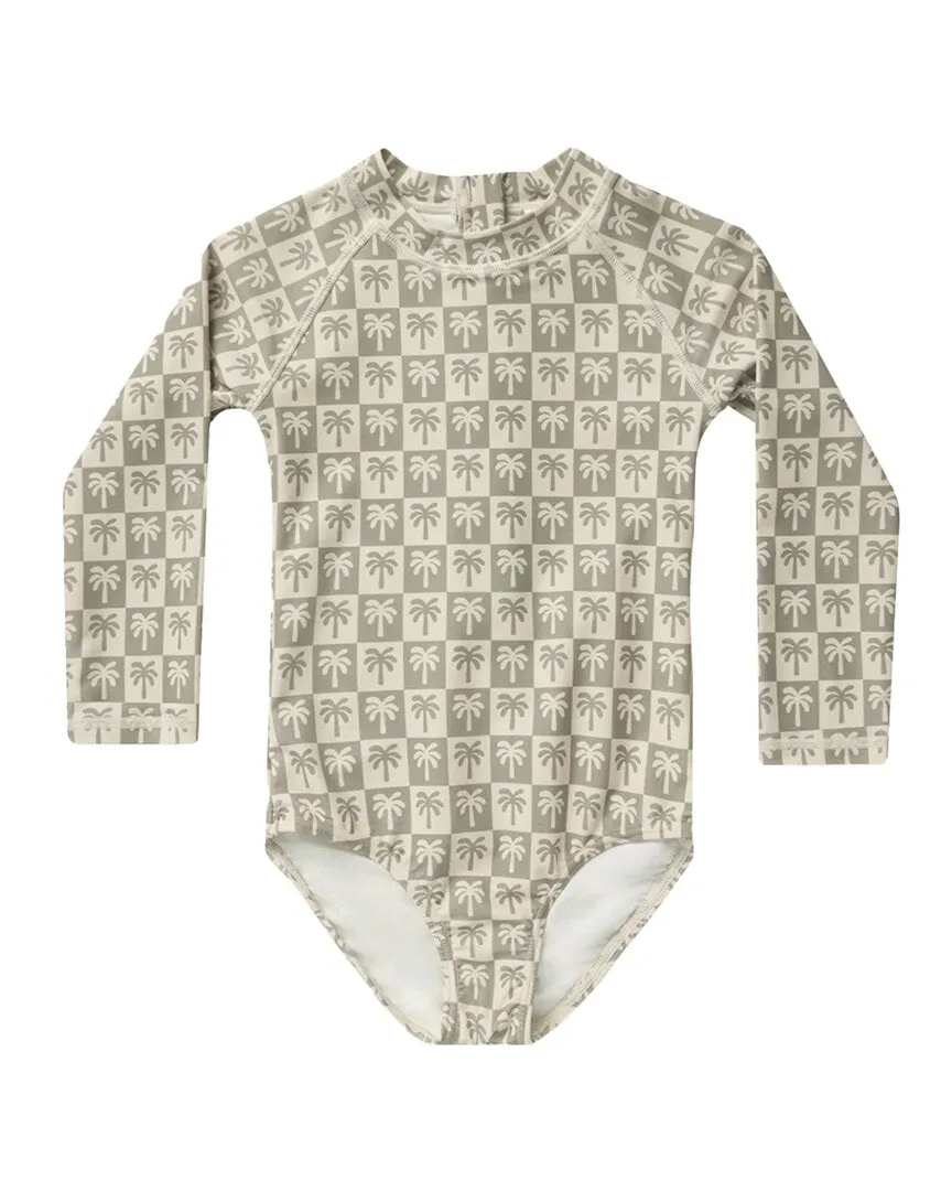 Rylee   Cru Collective Delphine Rash Guard One-Piece