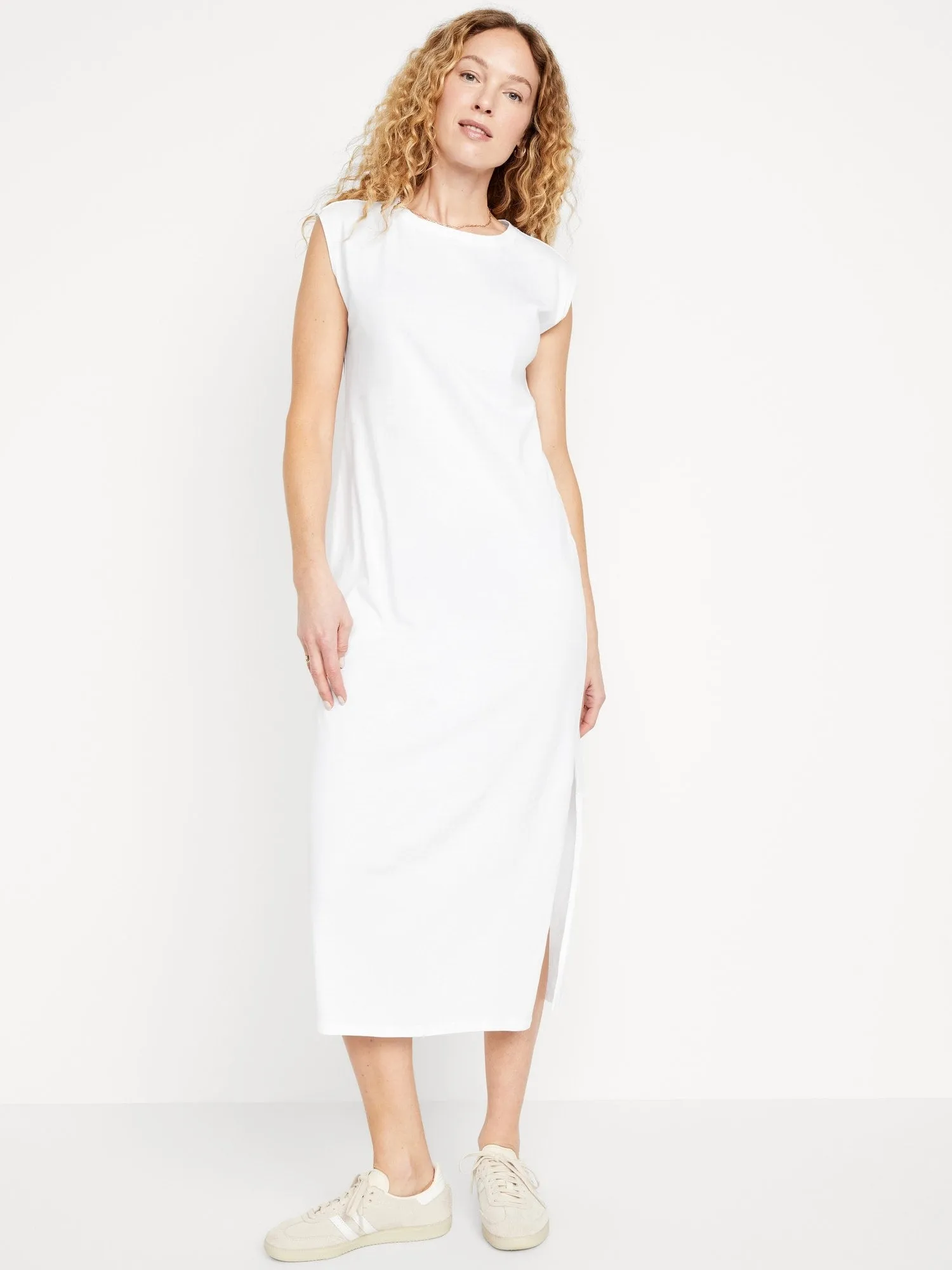 Sleeveless Maxi Column Dress for Women