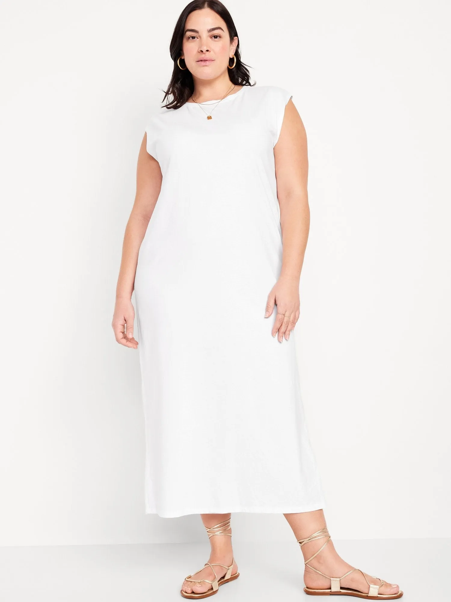 Sleeveless Maxi Column Dress for Women
