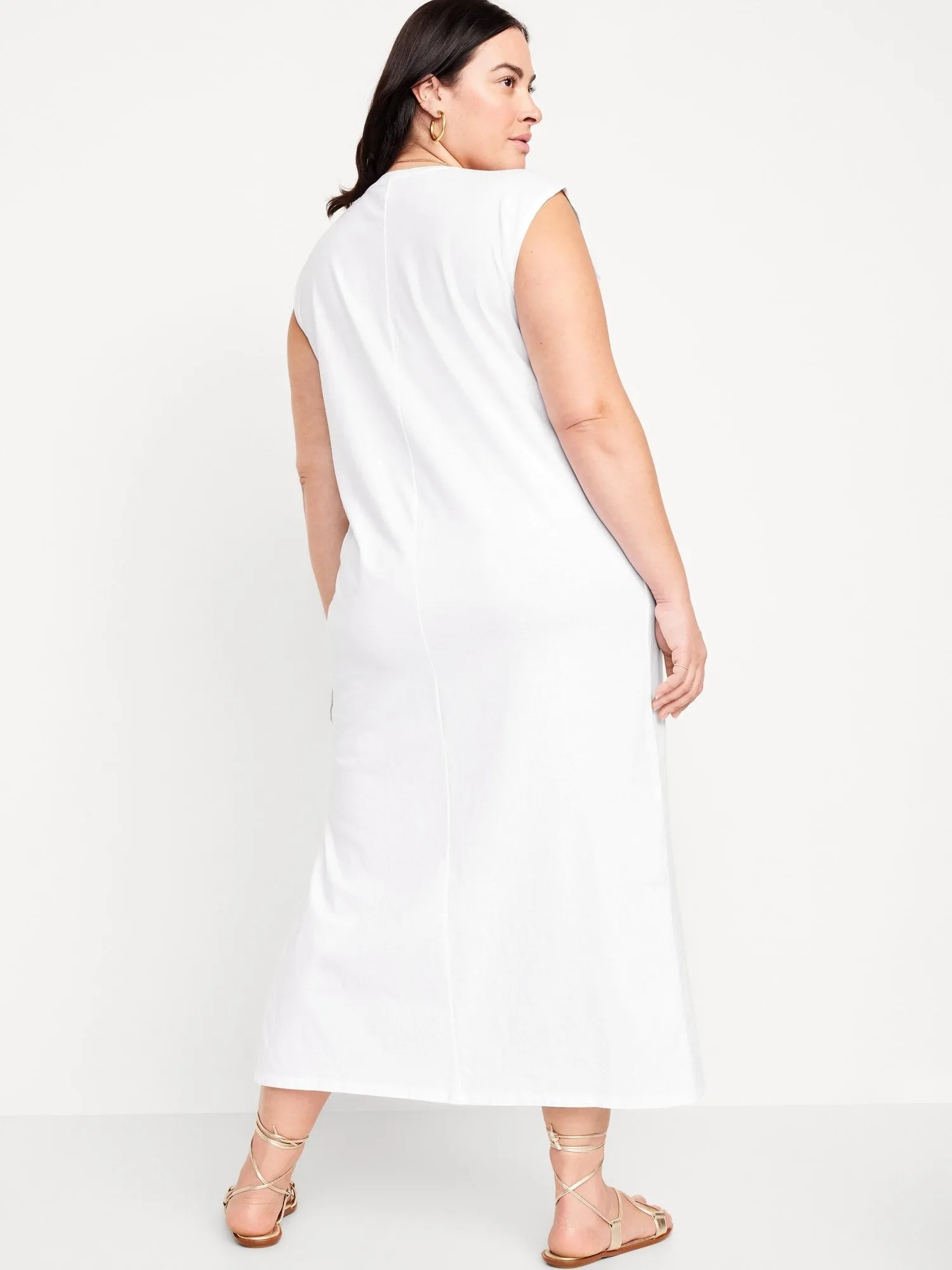 Sleeveless Maxi Column Dress for Women