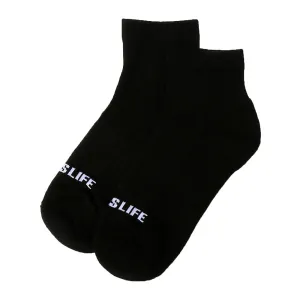 Solid Extra Cushioned Low Socks in Black Ballislife