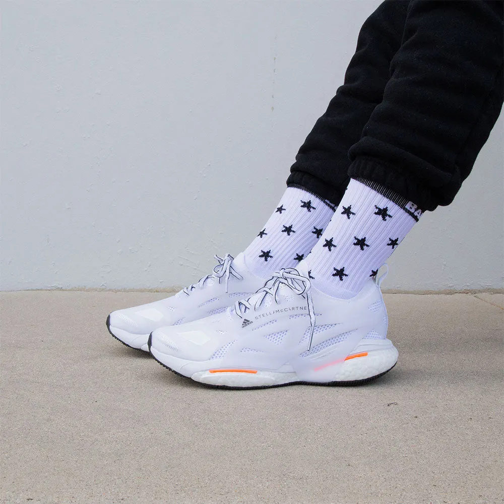 Star Socks in White Ballislife
